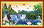 客厅山水画