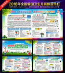 爱国卫生月展板