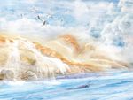 大理石 天空 海水