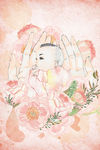 母亲节婴儿手绘