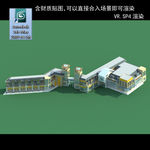 写字商业楼 商业群 现代商业
