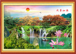客厅山水画