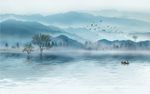 大水墨山水画