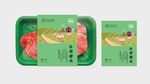 猪肉包装标签 肉类包装效果图