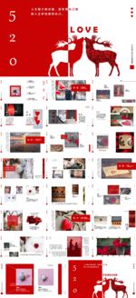 520爱情表白求婚PPT模板