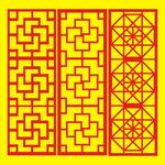 格窗屏风