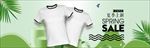 男士服装夏季上新banner