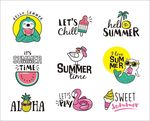 夏季时尚LOGO图标素材