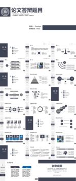 简约学术报告毕业论文PPT模板