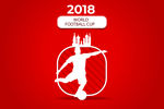 2018俄罗斯红色背景设计AI