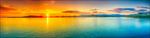 海面日落