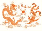 龙凤呈祥 龙凤矢量图 祥云