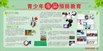 青少年毒品预防教育宣传栏展板