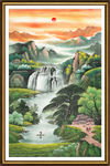 玄关山水画