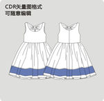 背心无袖连衣裙