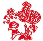 中国风剪纸素材
