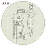 古法蒲葵扇工艺品制作流程