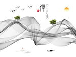 水墨山水画