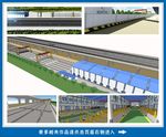 中铁建项目钢筋厂制梁场围挡桥梁