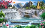山水壁画壁纸