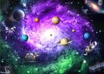 梦幻炫彩渐变宇宙星河天顶吊顶图