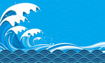 海浪波浪素材图片