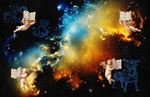 梦幻星辰天使吊顶