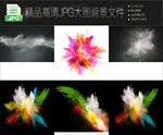 6款时尚抽象肌理光影印花图案