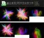 6款水溅彩画彩墨印花图案