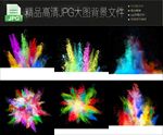 6款水溅彩画彩墨印花图案