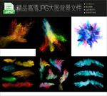 6款时尚抽象肌理光影印花图案