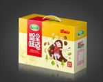 坚果包装平面图