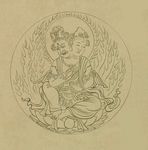 手绘佛像 佛教图案