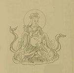 手绘佛像 佛教图案