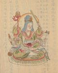 手绘佛像 佛教图案