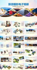 旅游照片摄影动态电子相册PPT