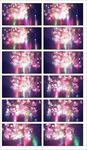 粒子星光旋转万花筒vj视频婚礼