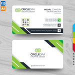 简约时尚几何创意名片