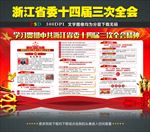 图解浙江省委十四届三次全会图解