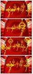 清新绿色光影光线梦幻光效视频