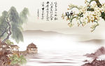 新中式背景墙