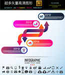 矢量信息图表图标icons