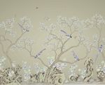 大型高清分层工笔花鸟画背景
