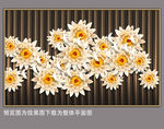 抽象荷花图