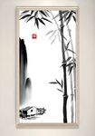新中式水墨山水竹子装饰画