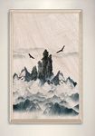 雄鹰展翅装饰画