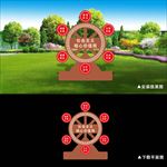 精品户外核心价值观雕塑