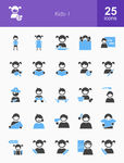 客服服务头像小人图标icons