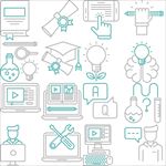 卡通标签可爱图标icons