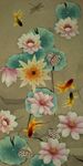 立体荷花装饰画